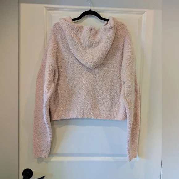 NWOT SKIMS Cozy Collection Light Pink Full Zip Hoodie - 2X/3X - Picture 4 of 5